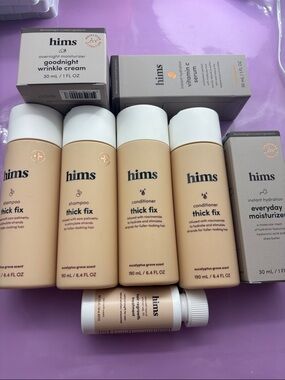 Hims shampoo & conditioner, moisturizer, regrowth, serum and cream NEW